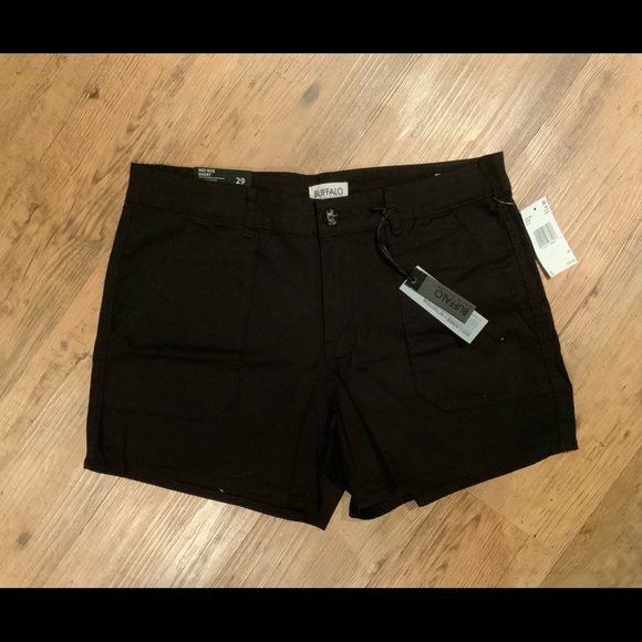 Woman’s mid rise shorts black - Picture 1 of 3